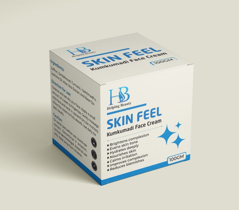HB Skin feel kumkumadi face brightening cream 100 gm pack for men and women