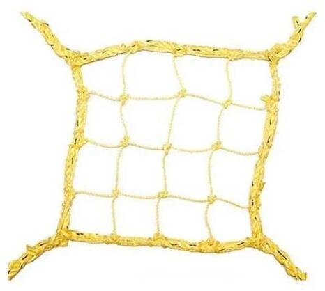 Nylon Yellow Safety Net, Size : Standard