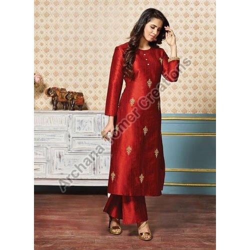 Ladies Silk Suit