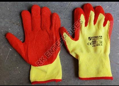 Multicolor Large Industrial Safety Gloves, For Construction Sites, Hand Protection, Gender : Unisex