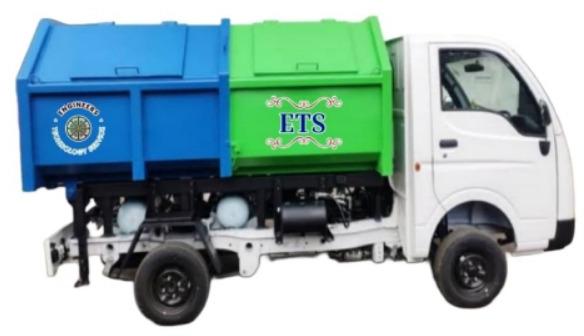 Fuel Closed Body Garbage Tipper, for Industrial