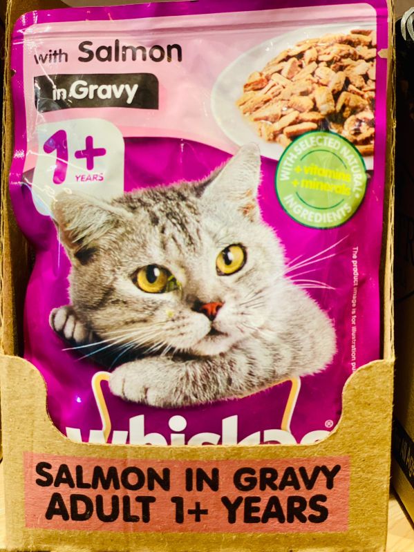 Whiskas Adult Wet Cat Food, Packaging Type : Plastic Packet