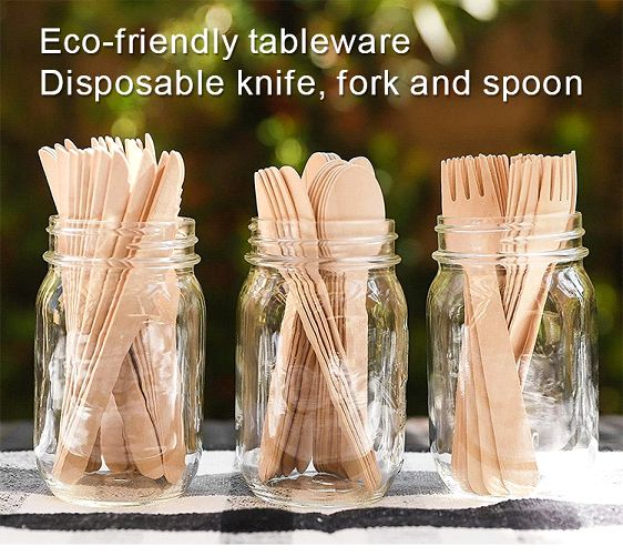 Eco Friendly Wooden Cutlery Set