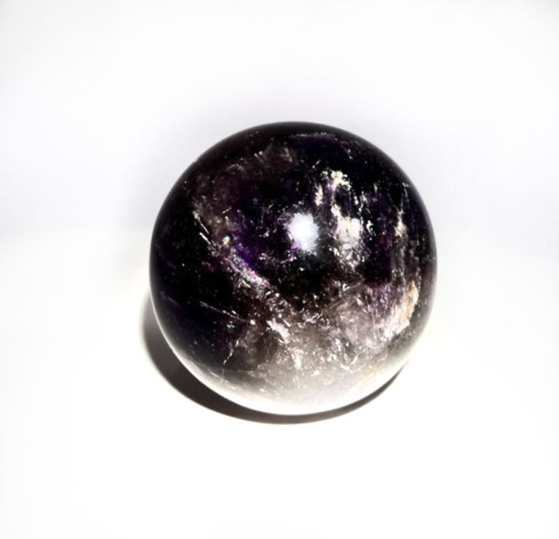 Standard Round Polished Amethyst Ball, for Astrology, Packaging Type : Box