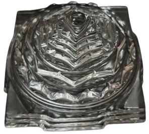 Transparent Crystal Shree Yantra, Packaging Type : Paper Box