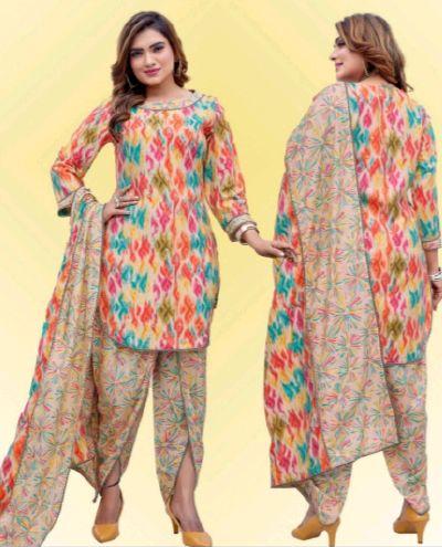 Cotton Patiala Salwar Suit