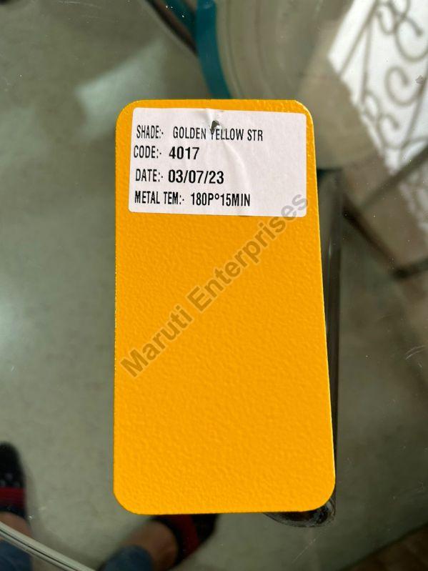 Golden Yellow Structure Powder Coating