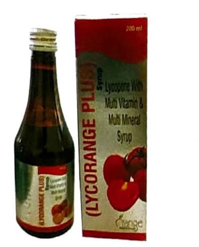 Lycorange Plus Syrup, Packaging Type : Plastic Bottle