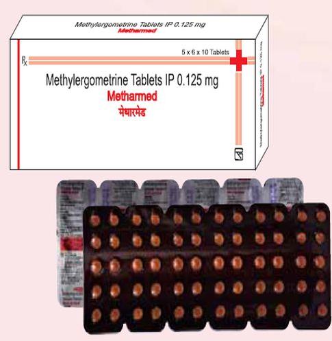 Germed Metharmed 0.125mg Tablets, Packaging Type : Blister