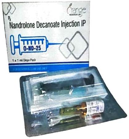 Liquid O-ND 25mg Injection, Packaging Type : Ampoules