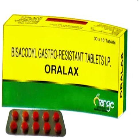 Oralax Tablets, for Used To Treat Constipation, Packaging Type : Blister