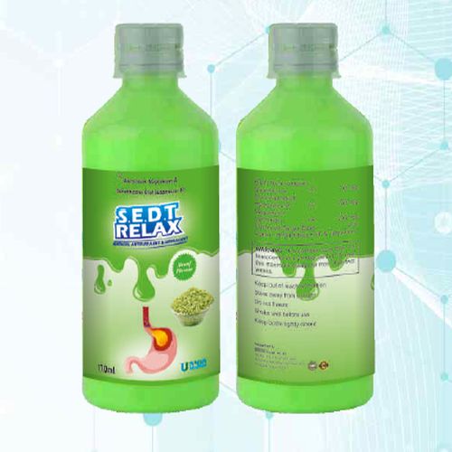 SEDT Relax Syrup, Packaging Type : Plastic Bottle
