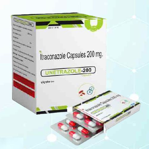 Unetrazole 200mg Capsules, Packaging Size : 20x1x10 Pack