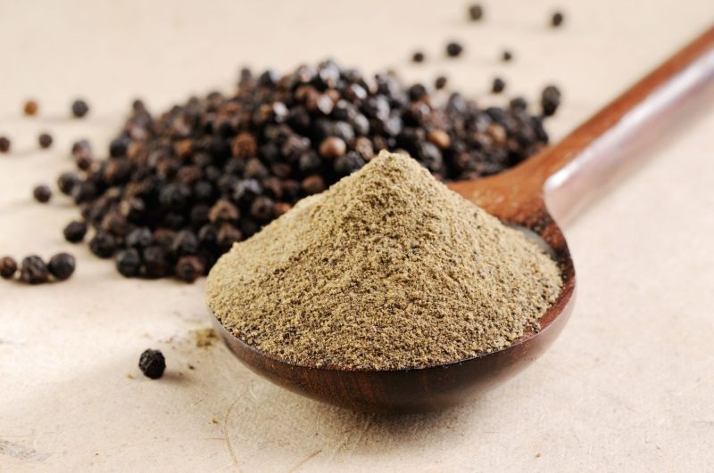 Blended Organic Black Pepper Powder, for Cooking, Grade Standard : Food Grade