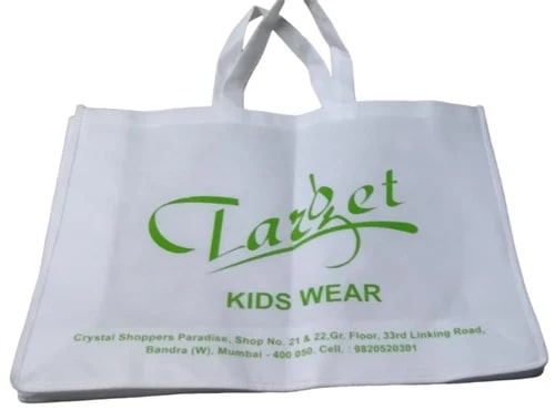 10 Kg White Non Woven Shopping Bags