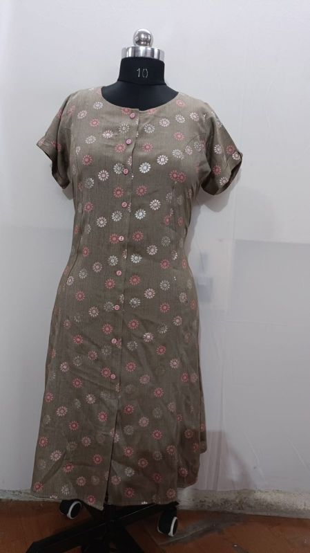 Cotton Ladies Fancy Printed Kurti, Feature : Anti-Wrinkle, Easy Wash, Shrink-Resistant