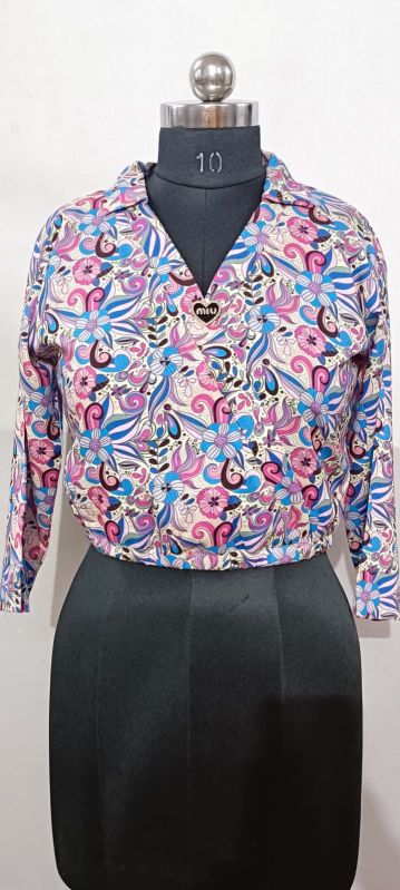 Ladies Multicolour Cotton Short Top, Feature : Anti-Wrinkle, Comfortable