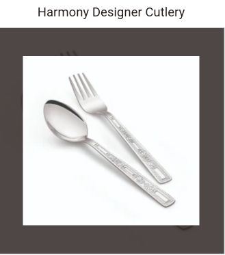 Stainless Steel Harmony Designer Cutlery Set
