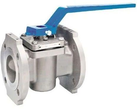 Grey Polished Metal Plug Valve, for Industrial, Certification : ISI Certified