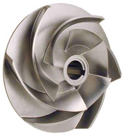 Grey Round Polished Metal Pump Impeller, for Industrial