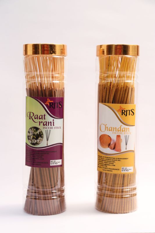 Raat Rani And Chandan Incense Sticks, For Temples, Office, Home, Church, Pooja, Length : 5-10 Inch-10-15 Inch