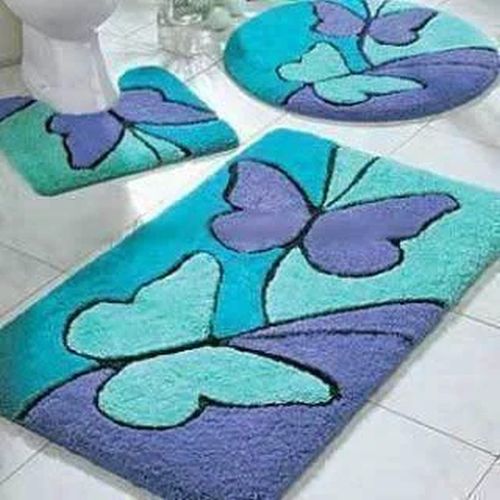 Polyester Designer Bath Mat, Feature : Easy Washable, Easy To Fold