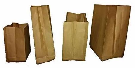 Brown Plain Medicine Paper Bag
