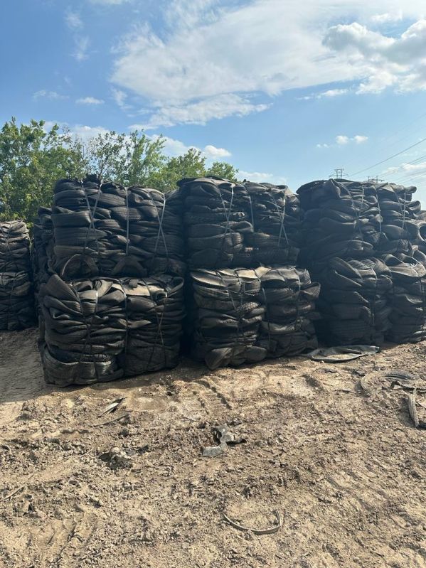 Black Ceat Waste Nylon Tire Tyre Scrap