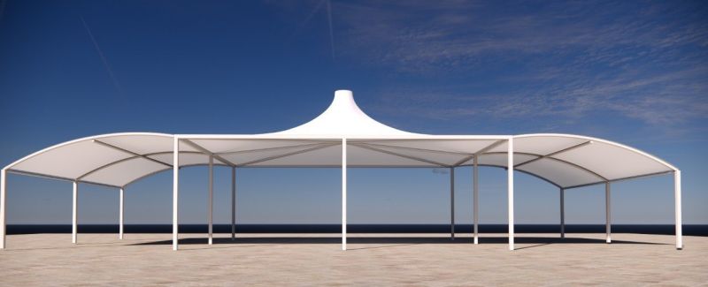 Plain Outdoor Tensile Fabric Canopy, Size : Multisizes