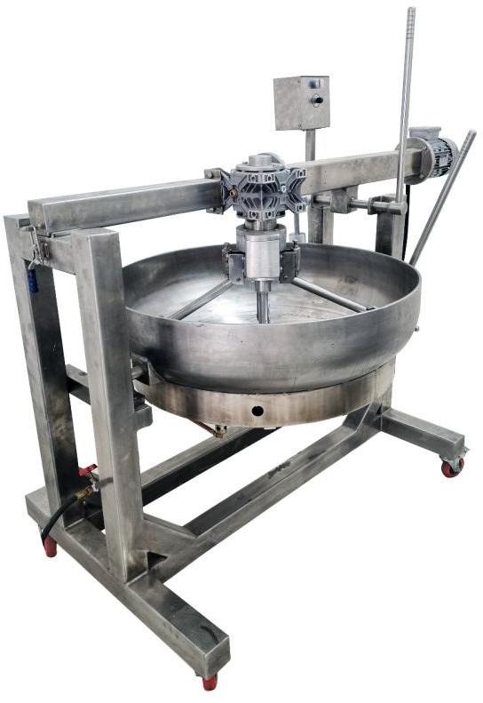 Fully Automatic Cooking and Roasting Kettle, for Food Processing Industry, Color : Grey