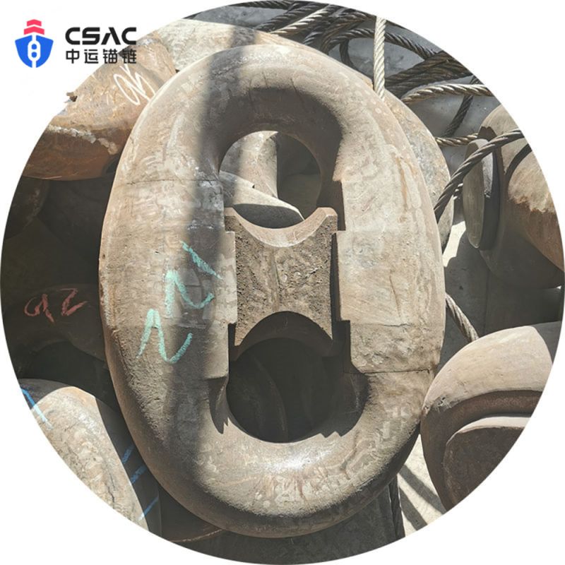 Kenter shackle for anchor chain