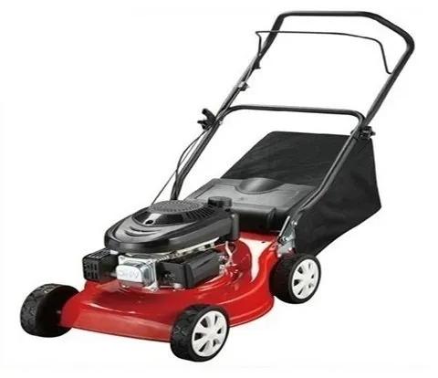 Fuel Mild Steel Petrol Lawn Mower, Automation Grade : Manual