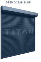 Grey Rectangular Electric Polished Mild Steel rolling shutters, Open Style : Automatic