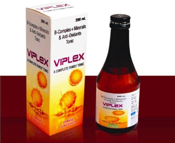 Viplex Orange Flavoured Syrup, Packaging Type : Bottle