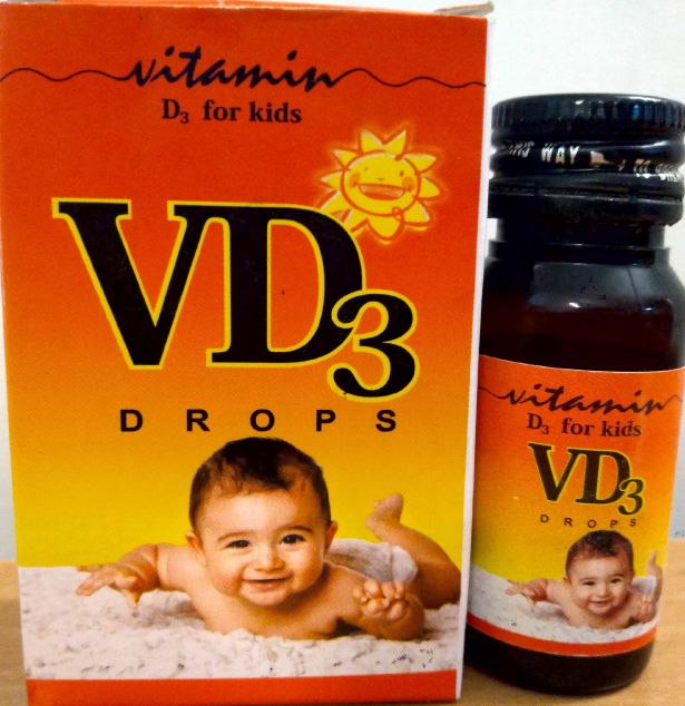 Vitamin D3 Drops for Kids, Grade Standard : Pharma Grade