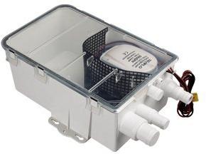 Boat Marine Shower Sump Pump Drain Kit System - 24v 750 Gph