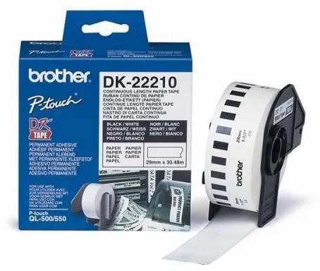 White Brother DK-22210 Label Tape
