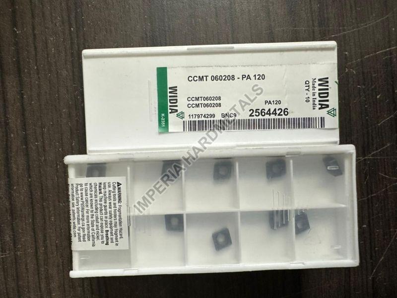 Grey CCMT 060208-PA 120 Widia Carbide Inserts, for Turning