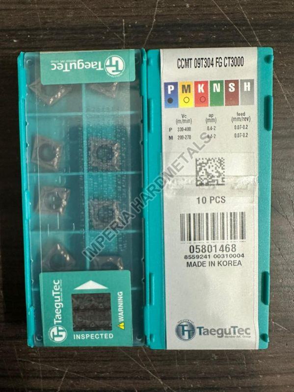 CCMT 09T304 FG CT3000 TaeguTec Carbide Inserts