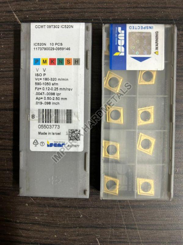 Polished IC520N Iscar Carbide Inserts, Color : Golden