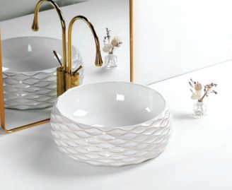 LRO57 Ceramic Table Top Wash Basin, for Home, Hotel, Office, Restaurant, Style : Modern