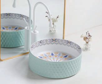 LROS6 Ceramic Table Top Wash Basin, for Home, Hotel, Office, Restaurant, Style : Modern