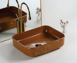 LSO12 Ceramic Table Top Wash Basin, for Home, Hotel, Office, Restaurant, Size : 515X400X135MM