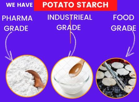 Powder Indian Potato Starch, for Food Additive, Packaging Size : 50 Kg