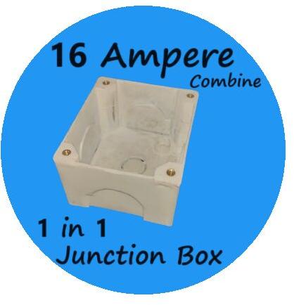 MYCO pvc junction box, for Industrial Use, Color : White