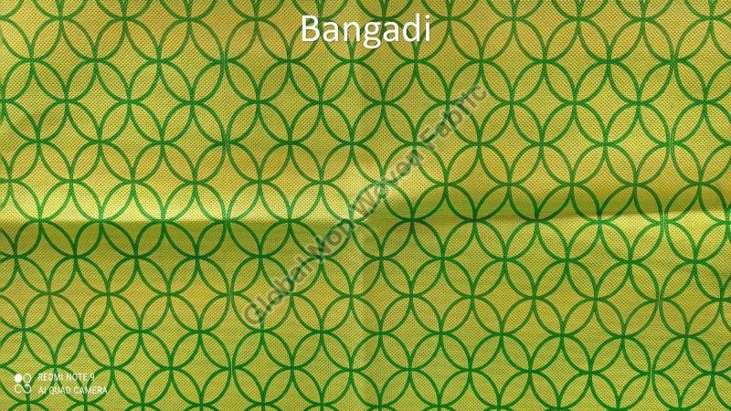 Multi Color Bangadi Printed Non Woven Fabric, For Textile Industry