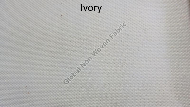 Plain Ivorry Non Woven Fabric