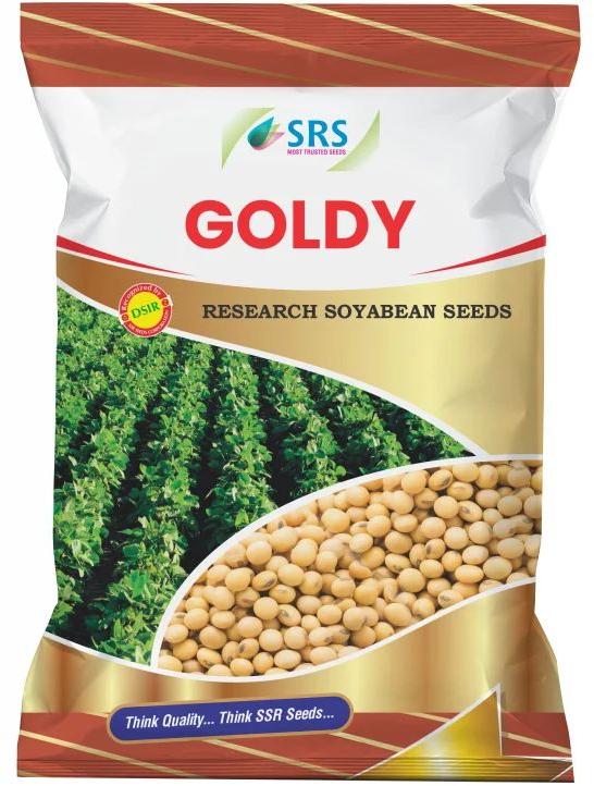 SRS Goldy Soyabean Seeds, for Human Consumption, Packaging Type : Plastic Packet