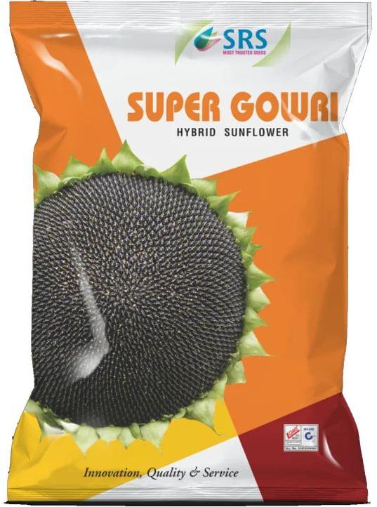 Super Gowri Hybrid Sunflower Seeds, Packaging Type : Plastic Packets