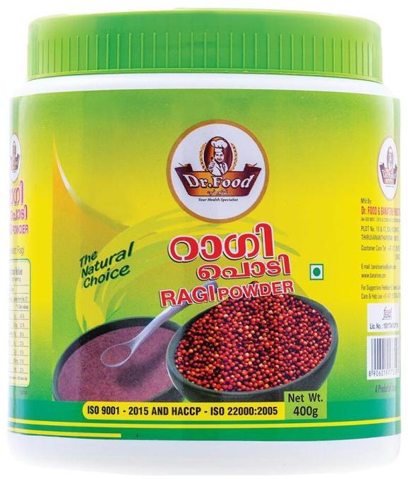 400 gm Ragi Powder Jar, for Human Consumption, Shelf Life : 1years